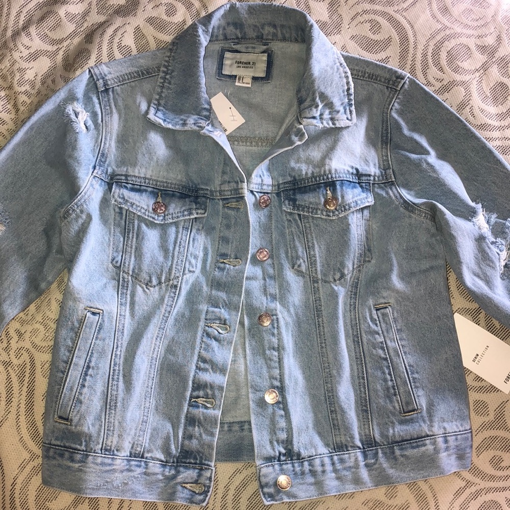 Distressed Denim Jacket